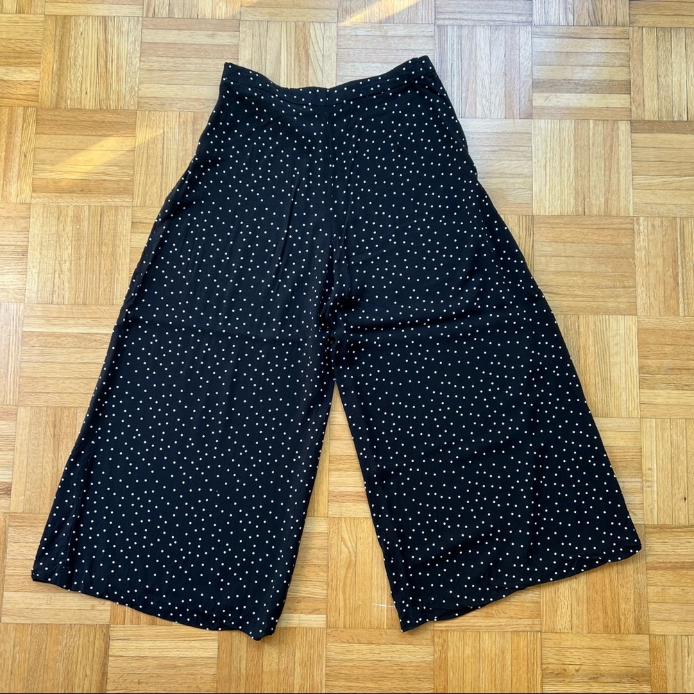 Polka Dot Wide Leg Pants